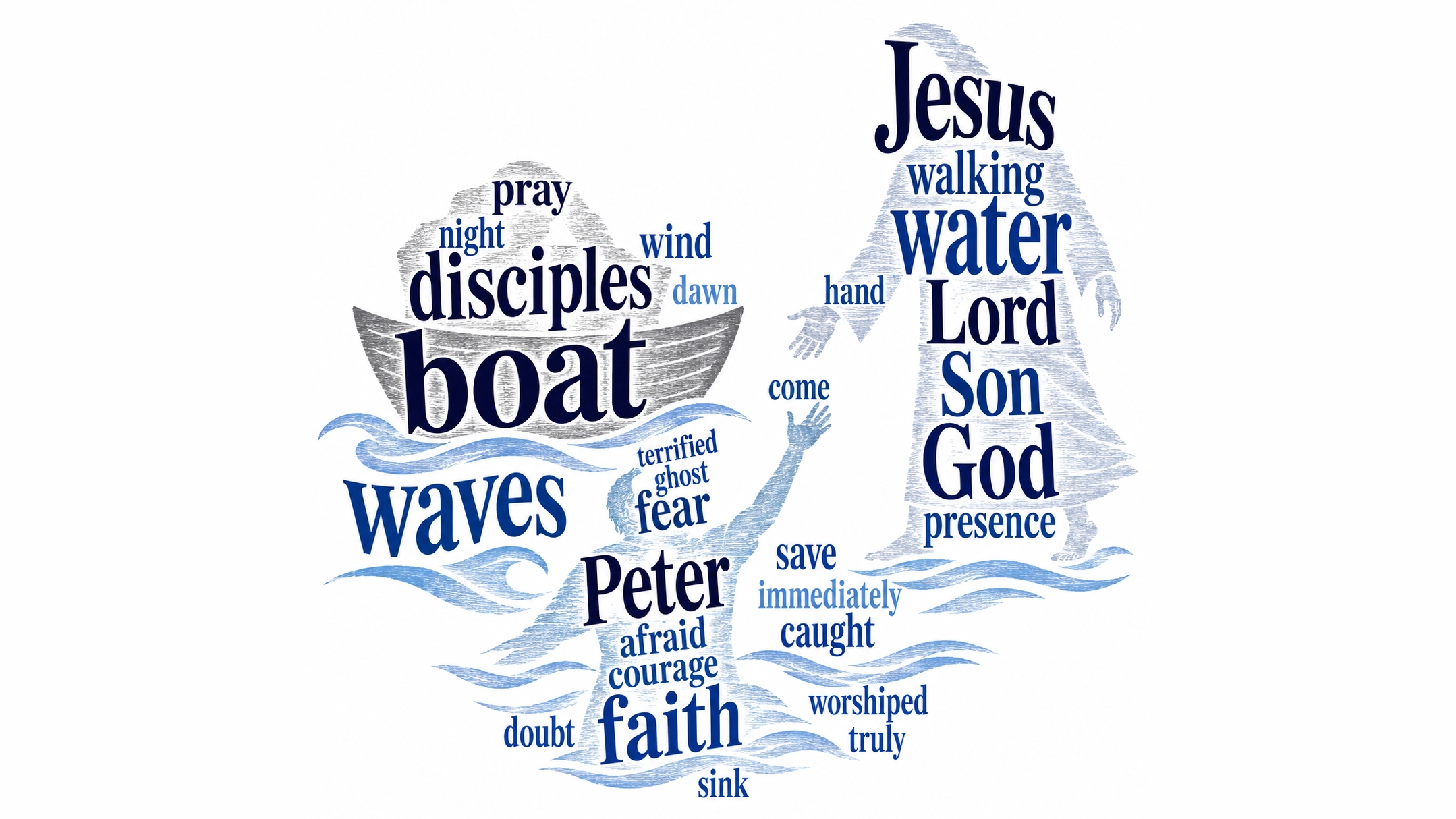 Matthew 13:31-33; 44-52 word cloud