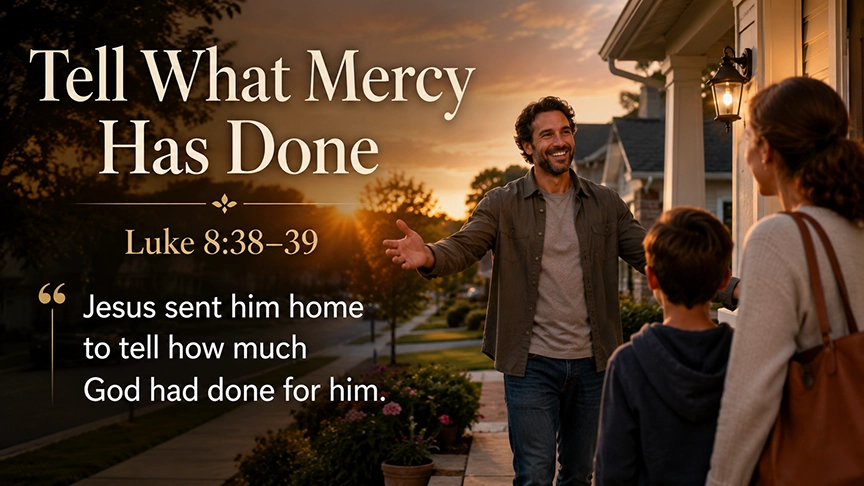 Tell What Mercy Has Done